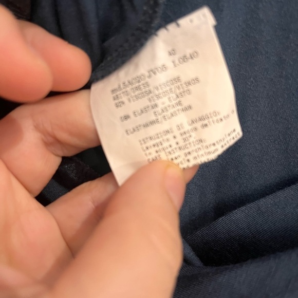 ALESSANDRO DELL'ACQUA bleu dress size 8 bleu short sleeve dress - Picture 6 of 14